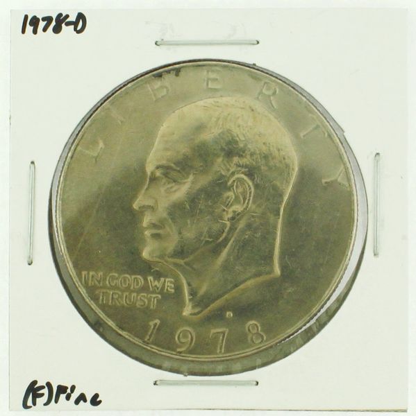1978-D Eisenhower Dollar RATING: (F) Fine (N2-4297-09)