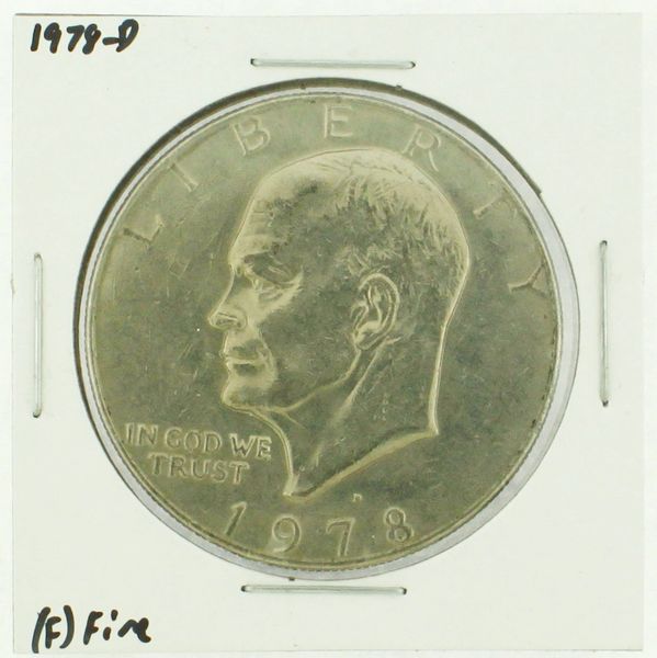 1978-D Eisenhower Dollar RATING: (F) Fine (N2-4297-10)