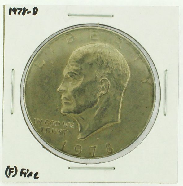 1978-D Eisenhower Dollar RATING: (F) Fine (N2-4297-14)