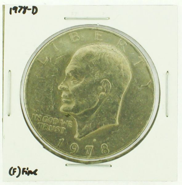 1978-D Eisenhower Dollar RATING: (F) Fine (N2-4297-15)