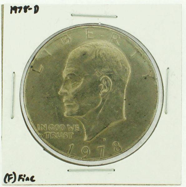 1978-D Eisenhower Dollar RATING: (F) Fine (N2-4297-16)