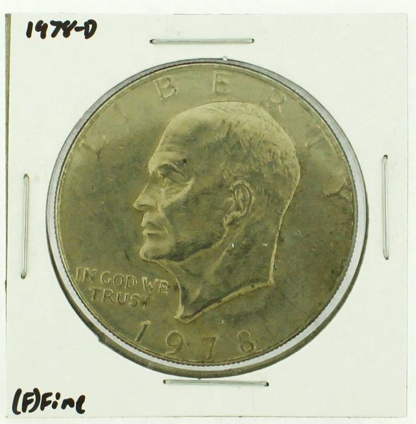1978-D Eisenhower Dollar RATING: (F) Fine (N2-4297-19)