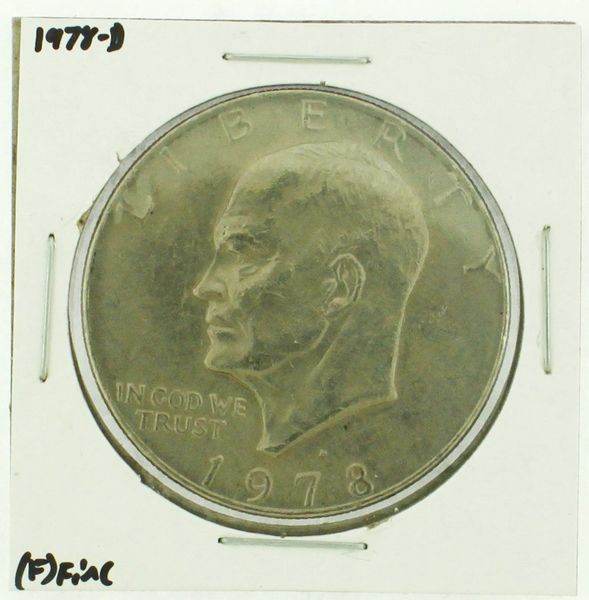 1978-D Eisenhower Dollar RATING: (F) Fine (N2-4297-21)