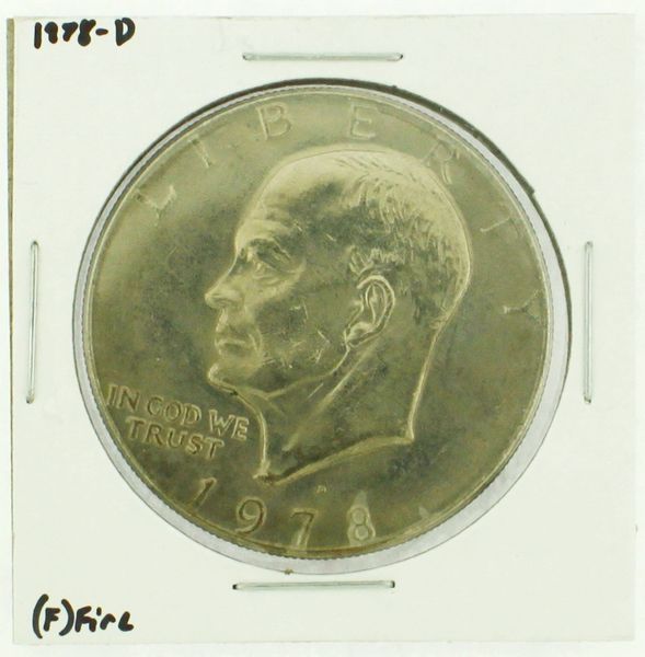 1978-D Eisenhower Dollar RATING: (F) Fine (N2-4297-23)