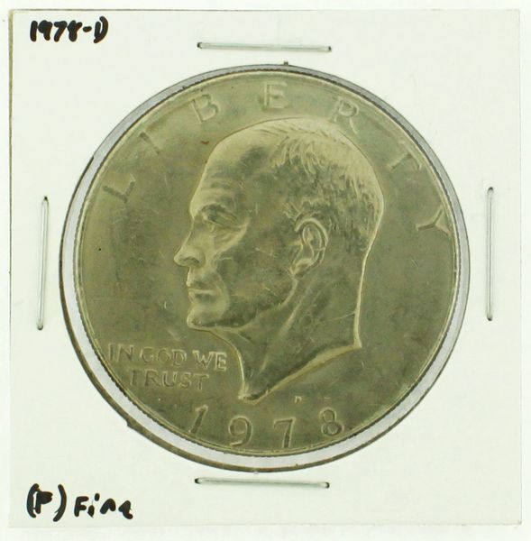 1978-D Eisenhower Dollar RATING: (F) Fine (N2-4297-24)