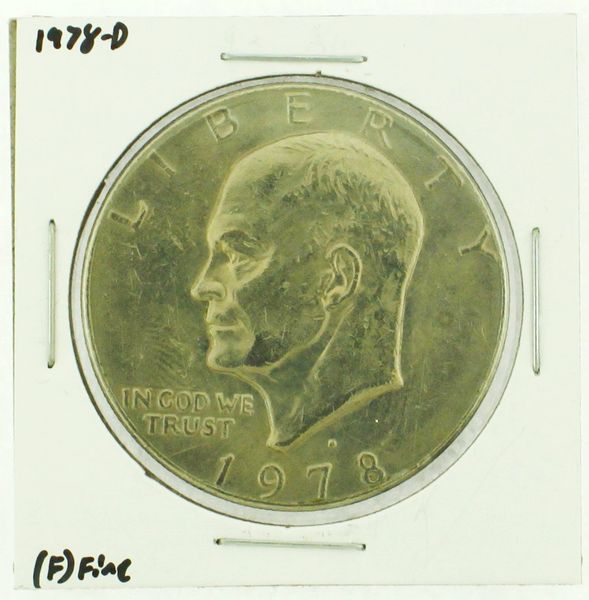 1978-D Eisenhower Dollar RATING: (F) Fine (N2-4297-25)