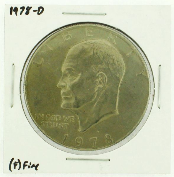 1978-D Eisenhower Dollar RATING: (F) Fine (N2-4297-27)