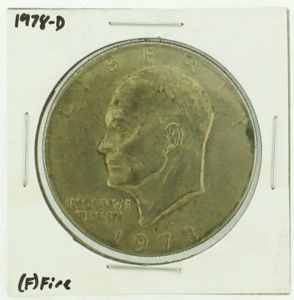 1978-D Eisenhower Dollar RATING: (F) Fine (N2-4297-28)