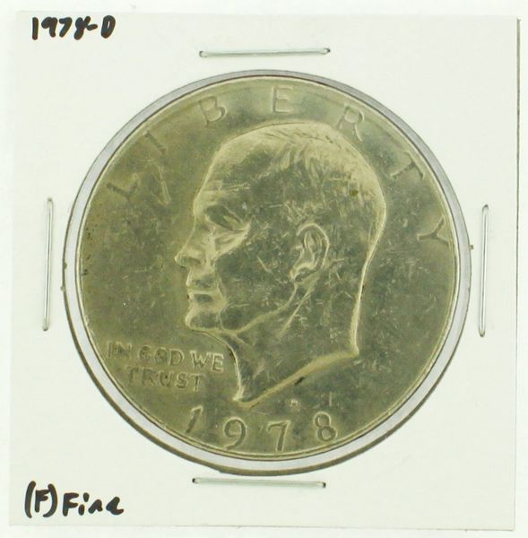 1978-D Eisenhower Dollar RATING: (F) Fine (N2-4297-29)