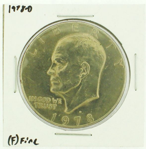 1978-D Eisenhower Dollar RATING: (F) Fine (N2-4297-30)