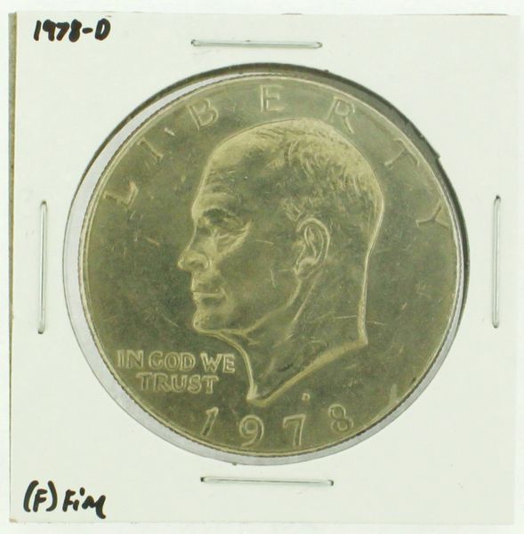 1978-D Eisenhower Dollar RATING: (F) Fine (N2-4297-33)