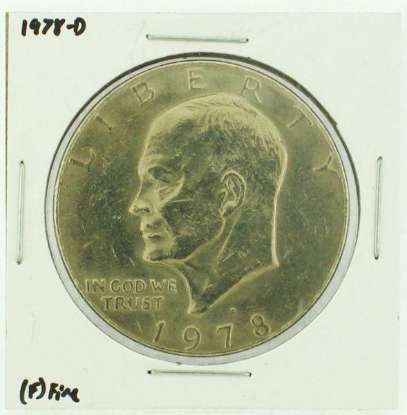 1978-D Eisenhower Dollar RATING: (F) Fine (N2-4297-34)