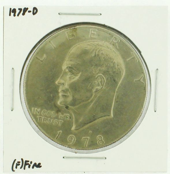1978-D Eisenhower Dollar RATING: (F) Fine (N2-4297-35)