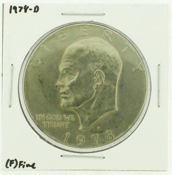 1978-D Eisenhower Dollar RATING: (F) Fine (N2-4297-36)