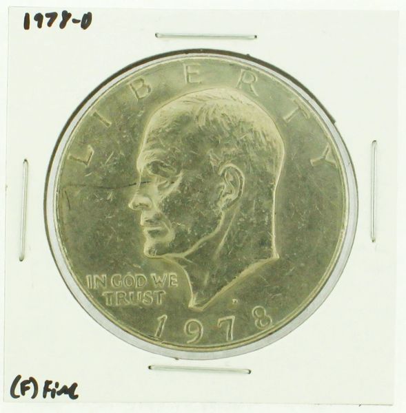 1978-D Eisenhower Dollar RATING: (F) Fine (N2-4297-37)