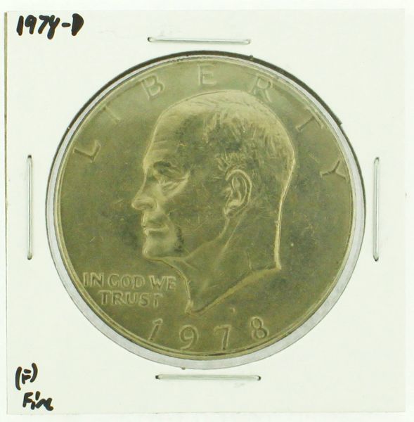 1978-D Eisenhower Dollar RATING: (F) Fine (N2-4297-38)