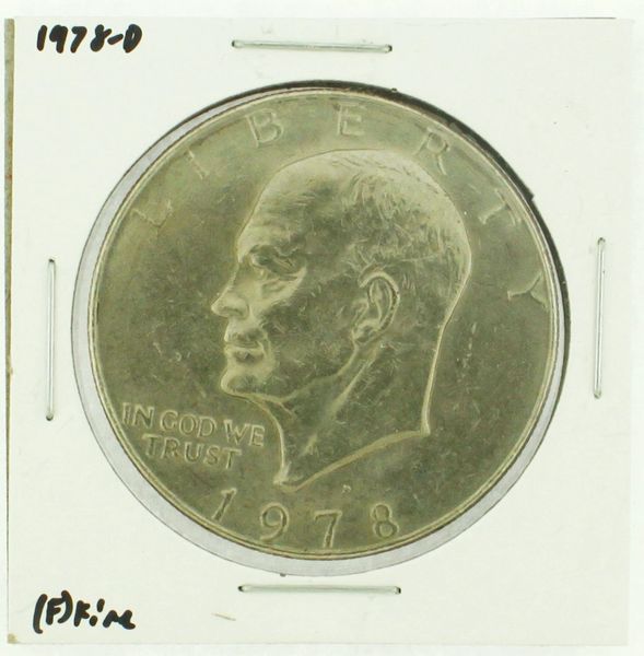1978-D Eisenhower Dollar RATING: (F) Fine (N2-4297-39)