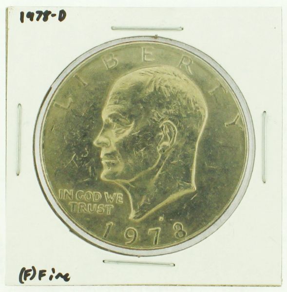 1978-D Eisenhower Dollar RATING: (F) Fine (N2-4297-41)