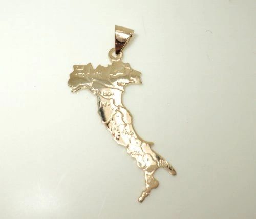 Italy Map Pendant (JC-881)