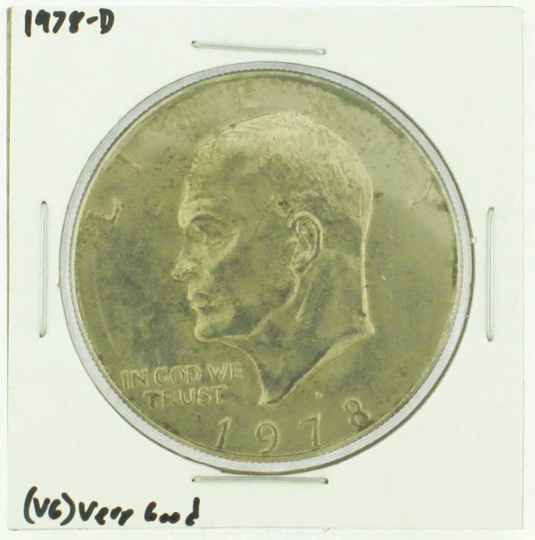 1978-D Eisenhower Dollar RATING: (F) Fine (N2-4340-06)