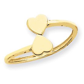 Double Heart Toe Ring (JC-886)