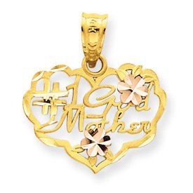 Two Tone # 1 Godmother Charm (JC-916/JC-971)