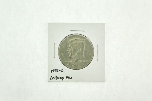 1996-D Kennedy Half Dollar (VF) Very Fine N2-3906-1