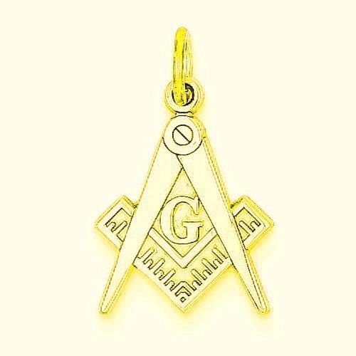 Polished Masonic Charm