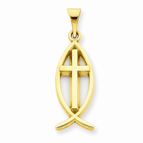 Ichthus Fish Pendant (JC-1091)