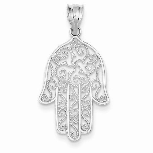 Filigree Hamsa Pendant