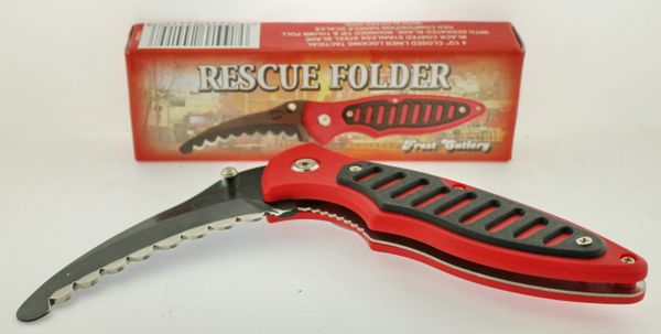 Frost Cutlery Rescue Folder 16-698R Knife