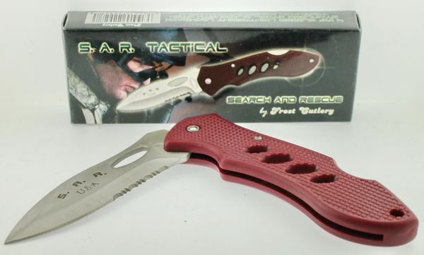 Frost Cutlery Search And Rescue Tactical 16-058R Knife