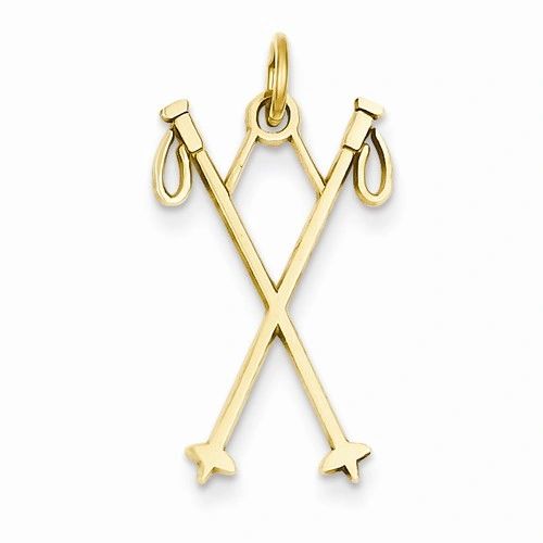 Ski Poles Charm (JC-1110)