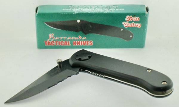 Frost Cutlery Barracuda Tactical Knives TA459B/B Knife