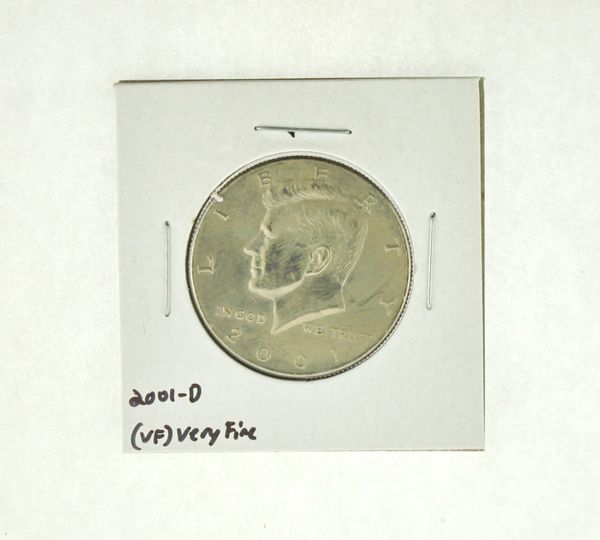 2001-D Kennedy Half Dollar (VF) Very Fine N2-4018-12