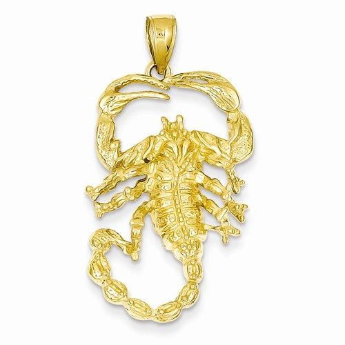 Open Backed Large Scorpion Pendant (JC-949)