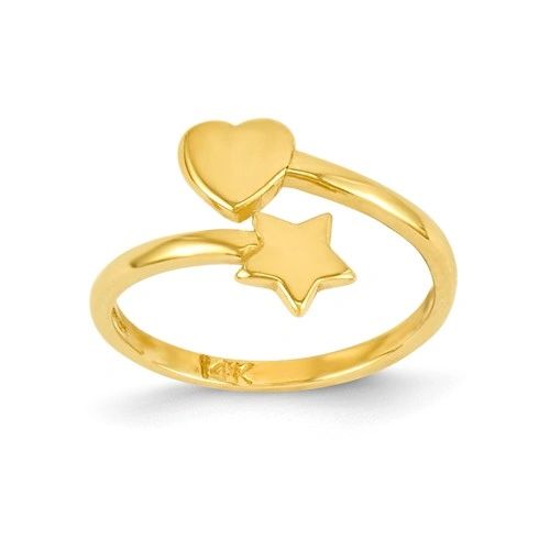 Heart & Star Toe Ring