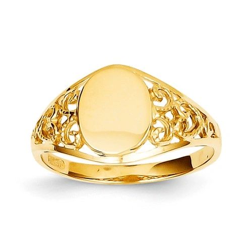 Filigree Signet Ring