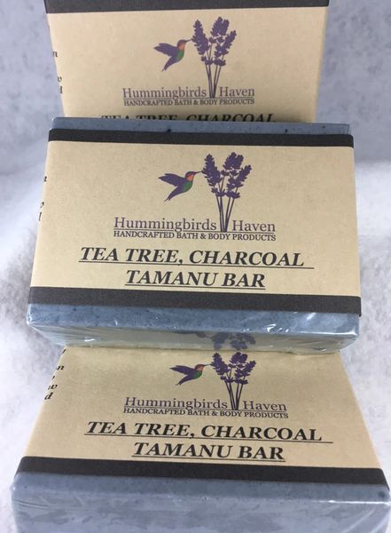 Tea Tree, Charcoal & Tamanu Oil Bar