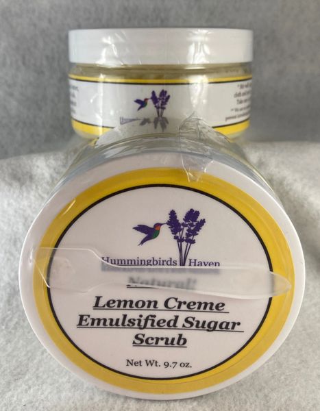 Lemon Creme' Emulsified Sugar Scrub