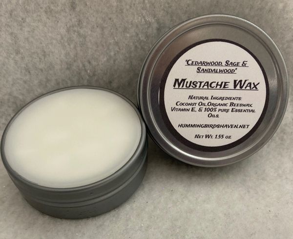 Mustache Wax - Cedarwood, Sage & Sandalwood