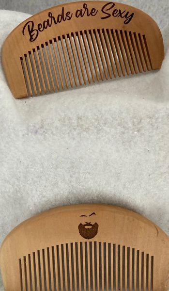 Sandalwood Fine-tooth Beard Comb