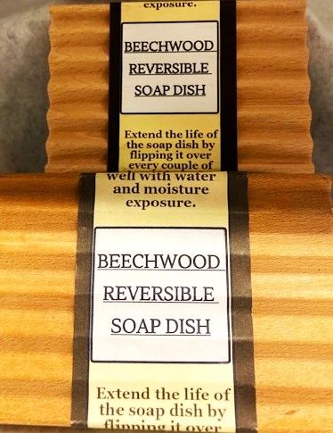 Beechwood Reversible Soap Dish