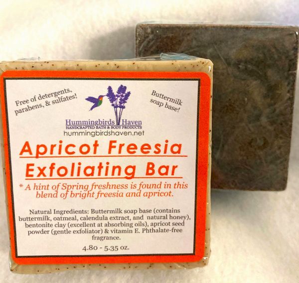 Apricot Freesia Exfoliating Bar