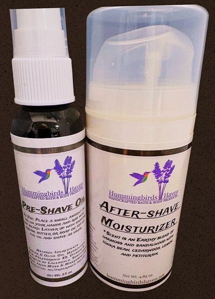 Pre-Shave Oil/After Shave Moisturizer Set