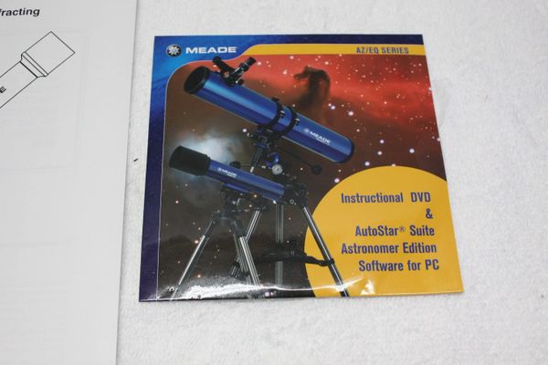 Meade autostar hot sale telescope manual