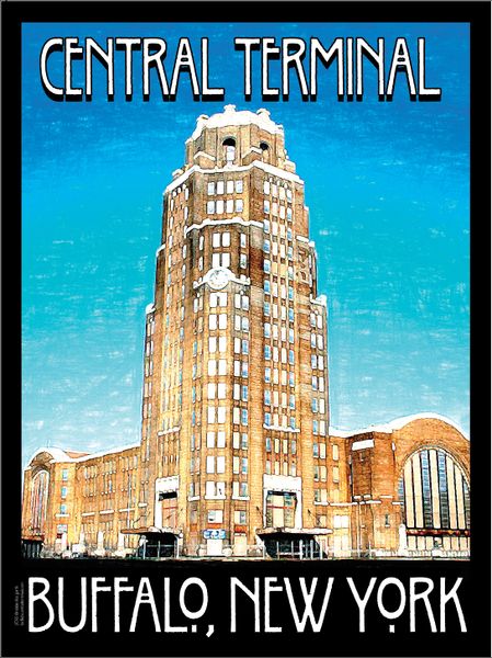 Central Terminal Buffalo New York - The Tower