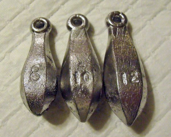 Fishing Glass Lead Bank Sinker Sizes 2 oz Fishing Weights (75 Pack