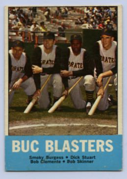 8. 1963 TOPPS BASEBALL CARD #18 - CLEMENTE