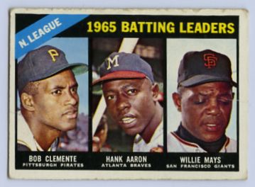20. 1966 TOPPS BASEBALL CARD #215 - CLEMENTE